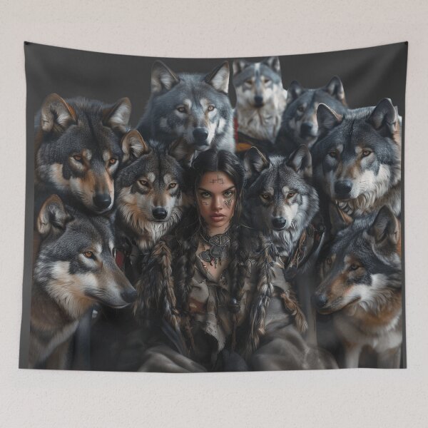 Item preview, ALPHA GIRL LEADER OF THE WOLF PACK designed and sold by NikoDeeko.