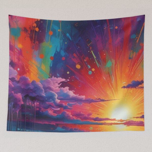 Item preview, Abstract sunset designed and sold by GasconyPassion.