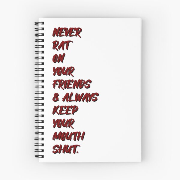 Item preview, Never Rat On Your Friends designed and sold by RooBooCo.