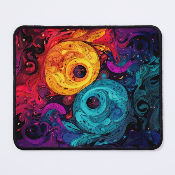 Item preview, Abstract Yin Yang BG 8 designed and sold by Made-by-Gus.
