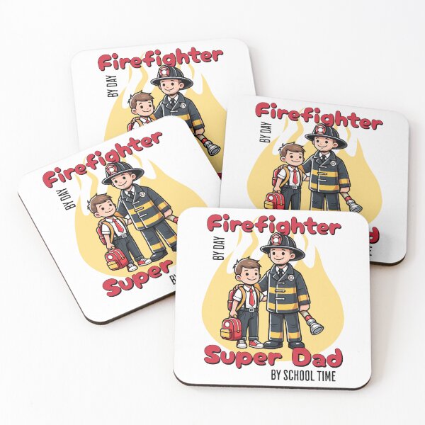 Item preview, Back to School with Dad Firefighter designed and sold by QuirkPrint.