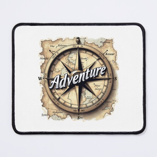 Item preview, Wanderer's Map: Charting New Territories with Compass in Hand designed and sold by BROWNEESHOUSE.