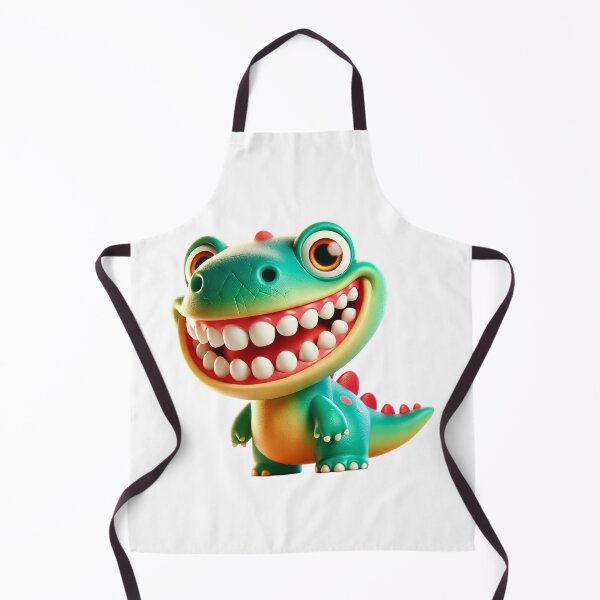 Item preview, Adorable Big-Eyed Dino with a Giant Smile designed and sold by EchoFusion.