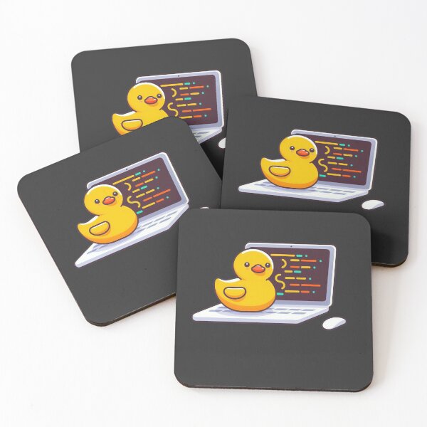 Item preview, Rubber Duck Programmer Debugging designed and sold by StylishDesigns_ByJohn.