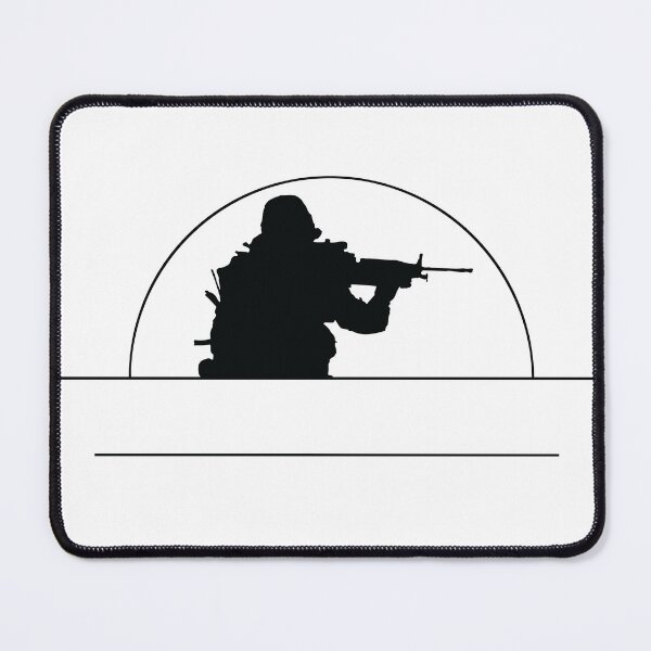 Item preview, Military Persons - One Soldier - Simple Desigh - belonging to the army - with place to add text - Black version designed and sold by Rodim91.