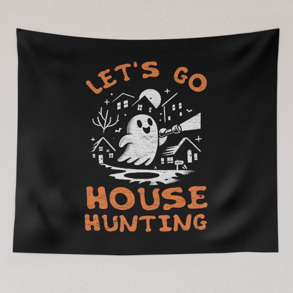 Item preview, Let's Go House Hunting Funny Realtor Halloween  designed and sold by LazyLoungeCo.