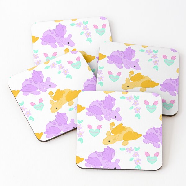 Item preview, Lavender and Gold Dragon Fan Art designed and sold by Sarah Reed.