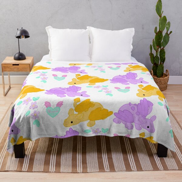 Item preview, Lavender and Gold Dragon Fan Art designed and sold by Sarah Reed.