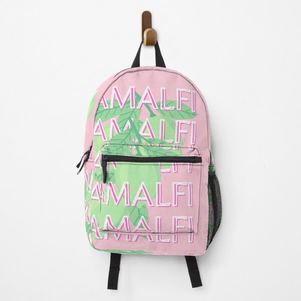 Item preview, Amalfi Coast, Italy Travel Art, Pink designed and sold by Magic Love Art Print.