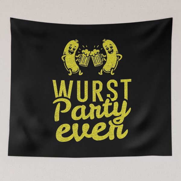 Artikelvorschau, Wurst Party Ever Lustiges Oktoberfest entworfen und verkauft von LazyLoungeCo.