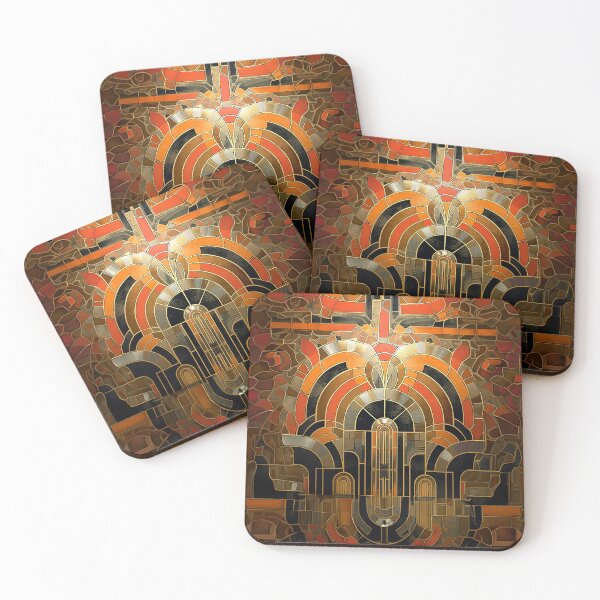 Item preview, Art deco geometric pattern 4 designed and sold by Made-by-Gus.