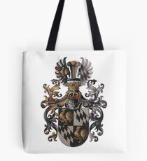 Transparent Background - Red Coat of Arms Tote Bag