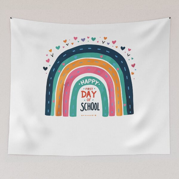 Item preview,  Happy First Day of School cute gift for Back to School designed and sold by MrDesing10 ⭐⭐⭐⭐⭐.