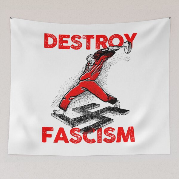 Item preview, Destroy fascism designed and sold by remerasnerdas.