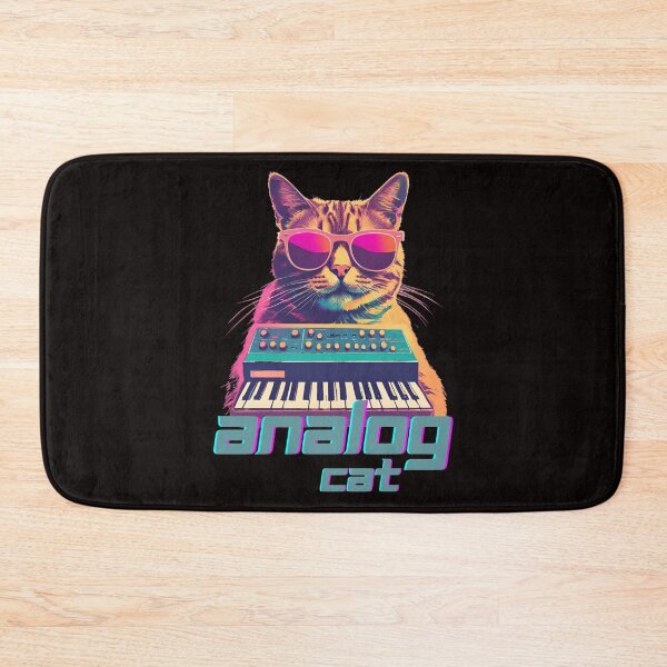 Item preview, Analog Cat Vintage Synth Synthesizer designed and sold by ToxiCool.