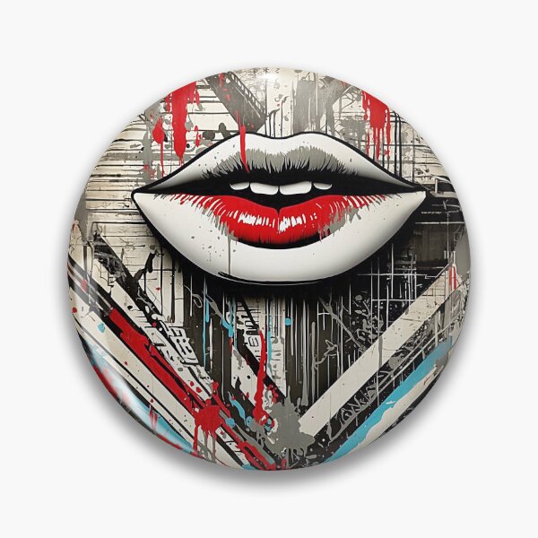 Artikelvorschau, Astract Background with lucky Lips entworfen und verkauft von Made-by-Gus.