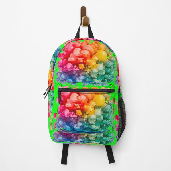 Item preview, Vibrant Rainbow Bubble Explosion | Green designed and sold by PinkGoddessLove.