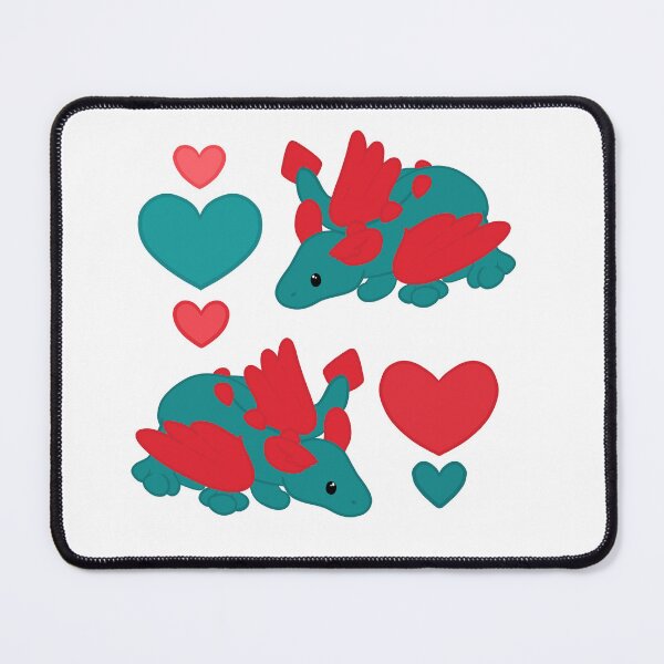 Item preview, Dexter Teal & Scarlet Dragon Fan Art designed and sold by Sarah Reed.