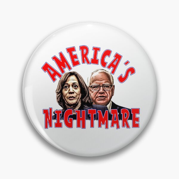 Artikelvorschau, Kamala Harris und Tim Walz: AMERIKAS ALBTRAUM entworfen und verkauft von carolina1.