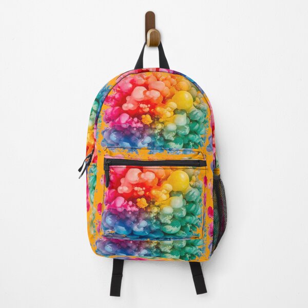 Item preview, Vibrant Rainbow Bubble Explosion | Orange designed and sold by PinkGoddessLove.