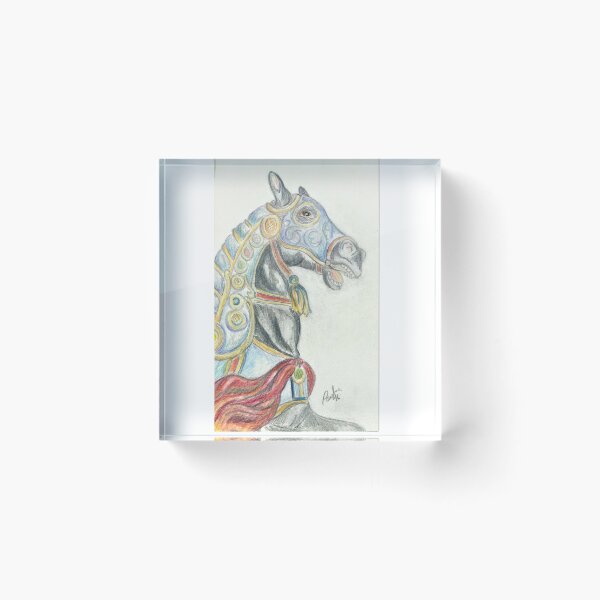 Item preview, Spokane Loof Carousel Horse designed and sold by RebelPencils.