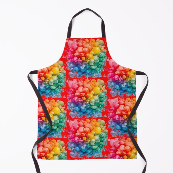 Item preview, Vibrant Rainbow Bubble Explosion | Red designed and sold by PinkGoddessLove.