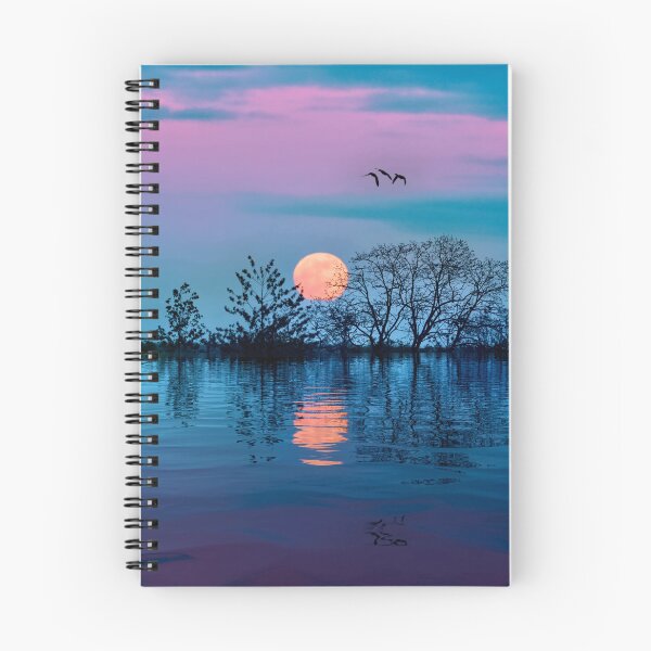 Item preview, Moonrising silhoette with Ducks designed and sold by John Lines.