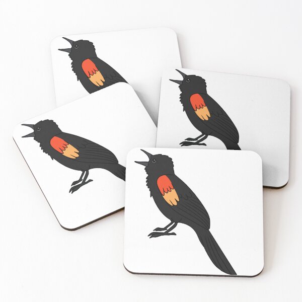 Item preview, Red winged blackbird designed and sold by PancakeDraws.