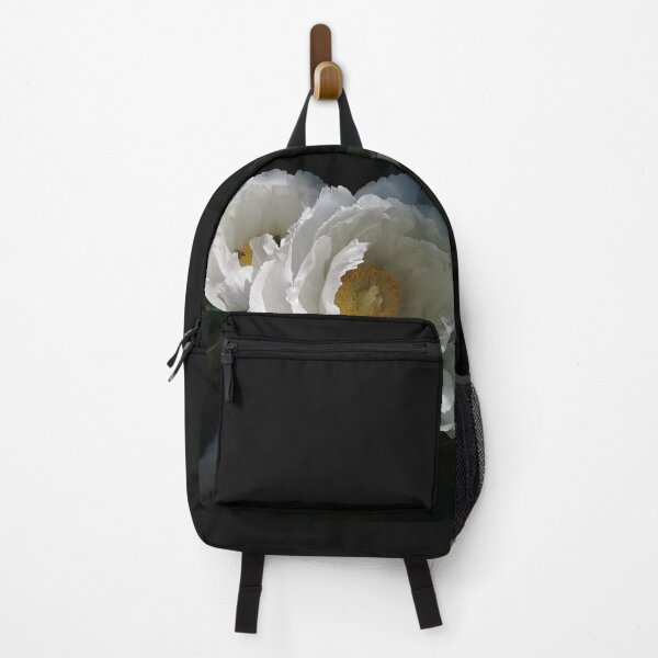 Item preview, flower, white, dark, paeonia, light, elegance, black designed and sold by artbymire.
