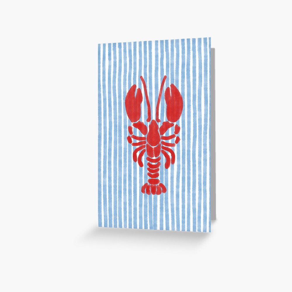 Coastal Granddaughter Lobster Print Art Print