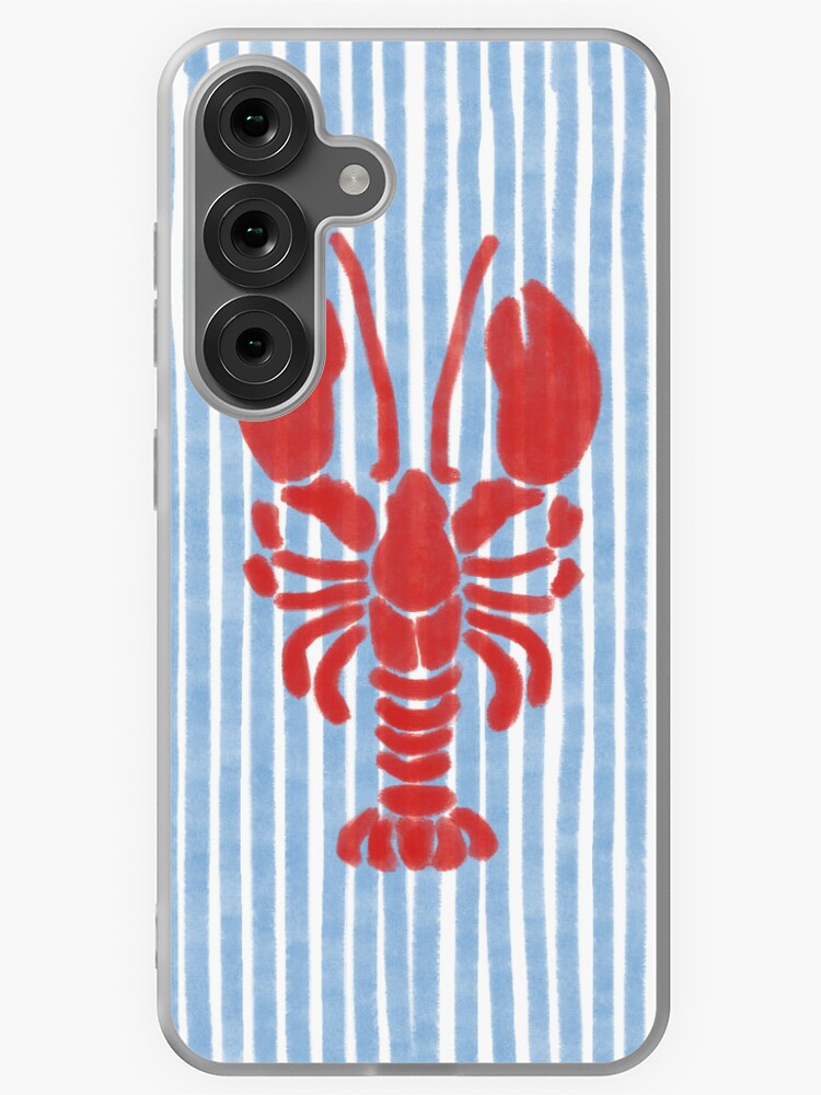 Thumbnail 1 of 4, Samsung Galaxy Phone Case, Coastal Granddaughter Lobster Print designed and sold by CreatedbyKatlyn.