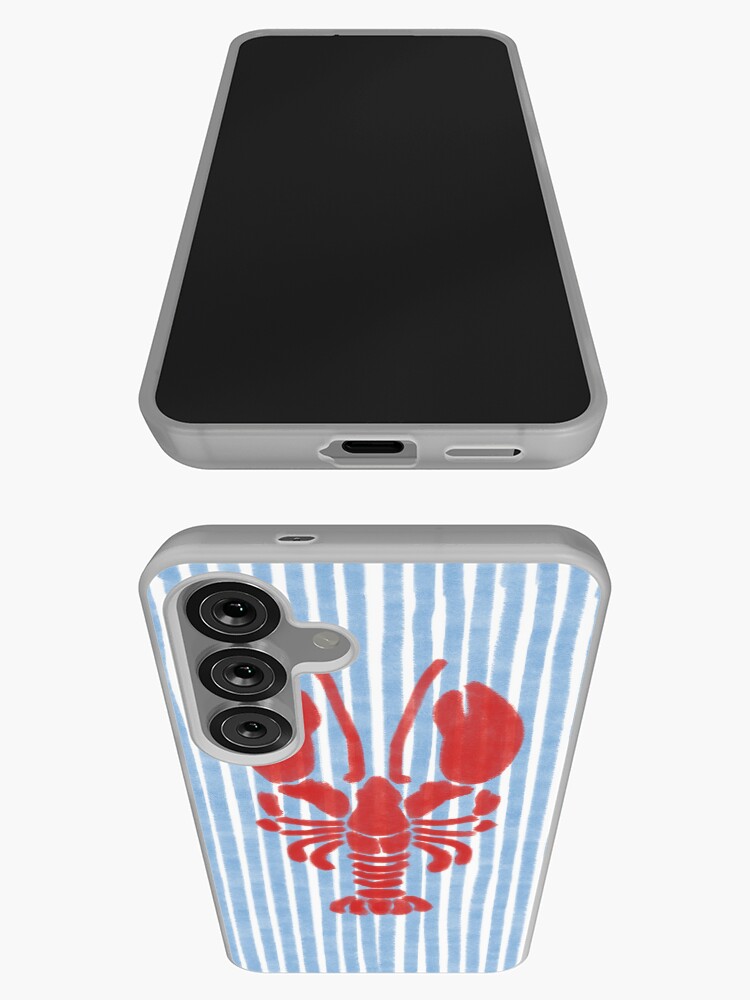 Thumbnail 3 of 4, Samsung Galaxy Phone Case, Coastal Granddaughter Lobster Print designed and sold by CreatedbyKatlyn.