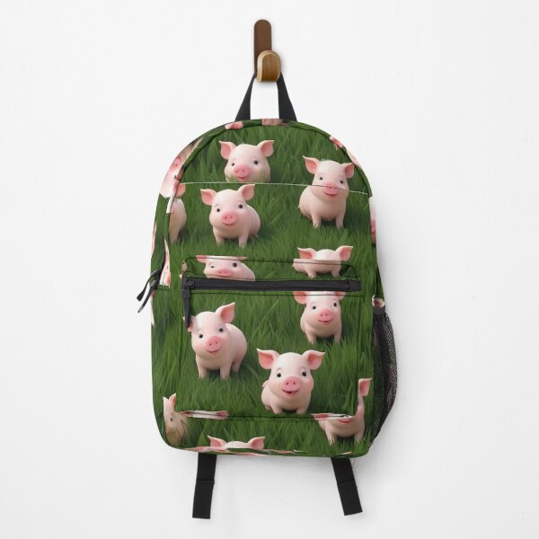 Item preview, Piglets pattern on field of grass designed and sold by MatthaeusArts.