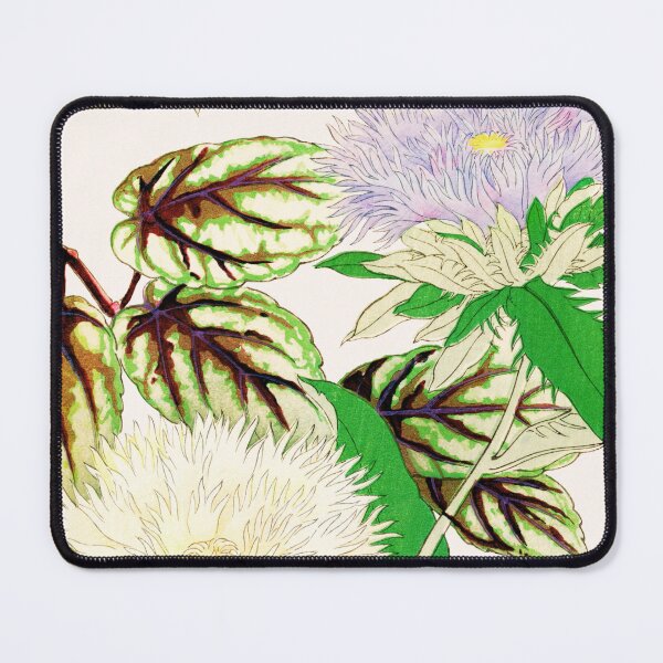 Item preview, Purple and White Flowers designed and sold by VintageArtByIda.