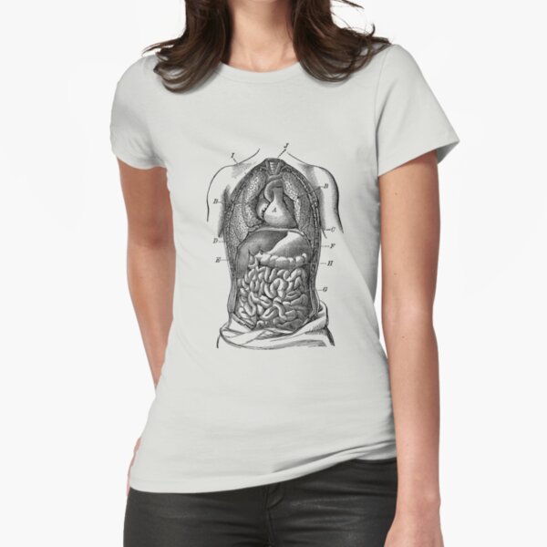 digestive system on t shirt