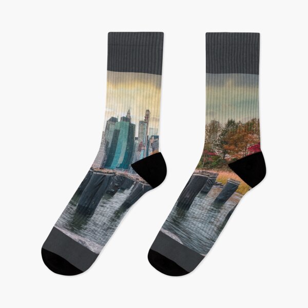 Item preview, Pier 5 NYC Skyline Print designed and sold by Compass and a Camera.