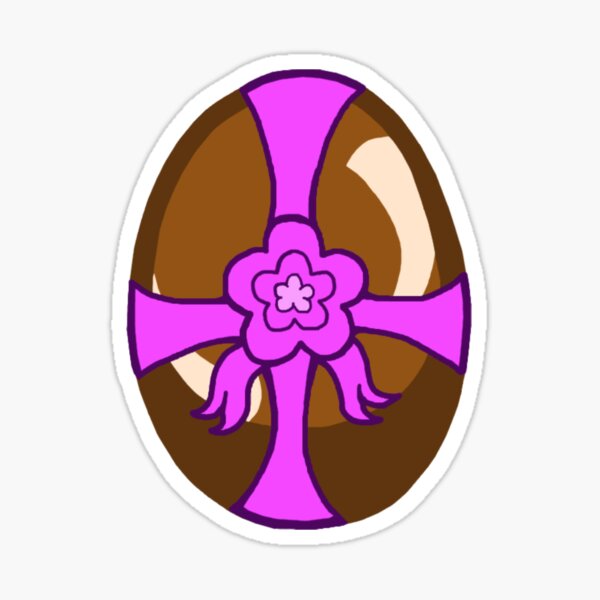 Item preview, Chocolate Easter Egg with Ribbon and Bow designed and sold by Deborah Camp.