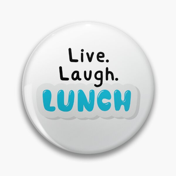 Item preview, Live. Laugh. LUNCH. Colorful bubble letter design. designed and sold by Teribelle.