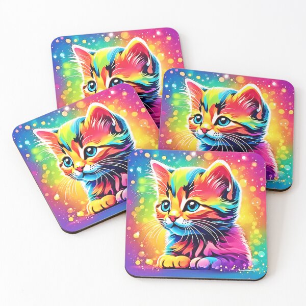 Item preview, Rainbow Kitten Dream designed and sold by Health And Fitness Posts e-Store.