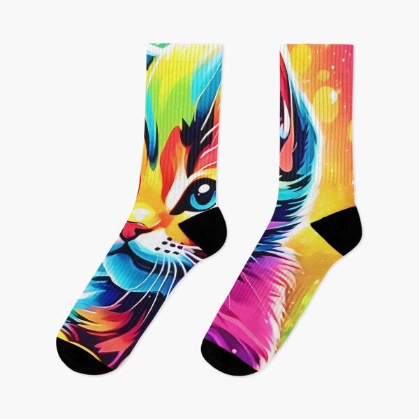 Item preview, Rainbow Kitten Dream designed and sold by Health And Fitness Posts e-Store.