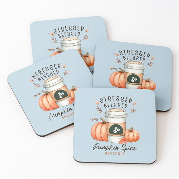 Item preview, Stressed Blessed Pumpkin Spice Obsessed designed and sold by HowToCanadian.