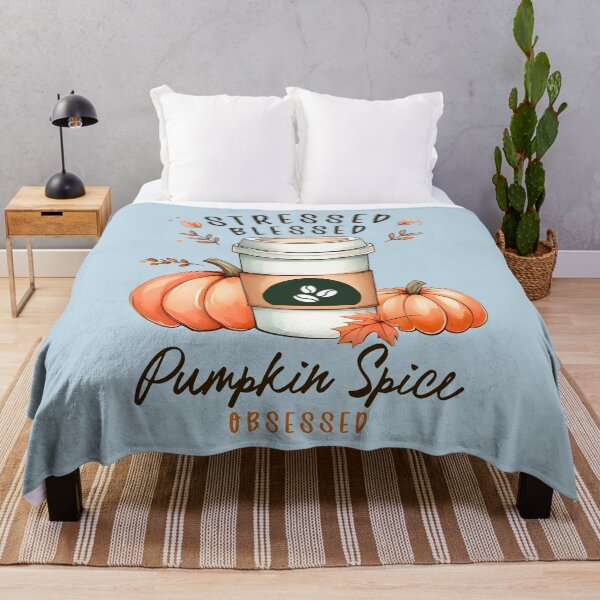 Item preview, Stressed Blessed Pumpkin Spice Obsessed designed and sold by HowToCanadian.