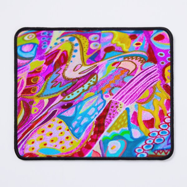 Item preview, 673. Colorful Abstract Mixed Media Art. Vibrant Dreamscape on Canvas designed and sold by Veera Zukova.