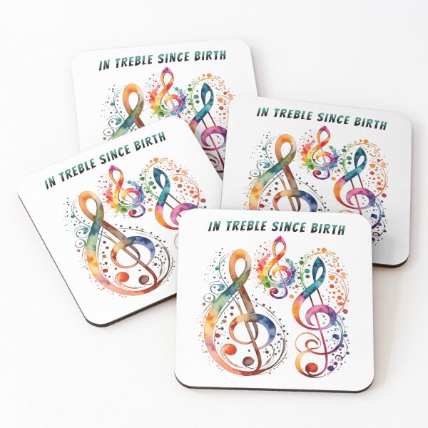 Item preview, In Treble Since Birth Music Lover designed and sold by QuirkyChicArts.