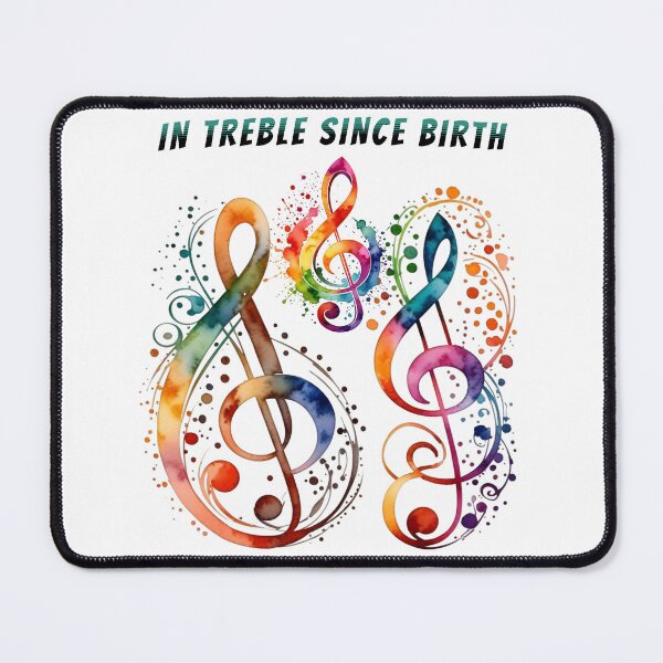 Item preview, In Treble Since Birth Music Lover designed and sold by QuirkyChicArts.