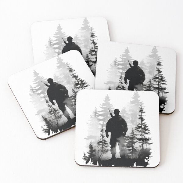 Item preview, Hunter in the Woods in the Morning designed and sold by TamarackFlair.