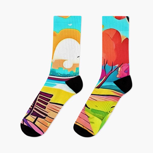 Item preview, Urban Oasis Sunset Panorama designed and sold by Health And Fitness Posts e-Store.