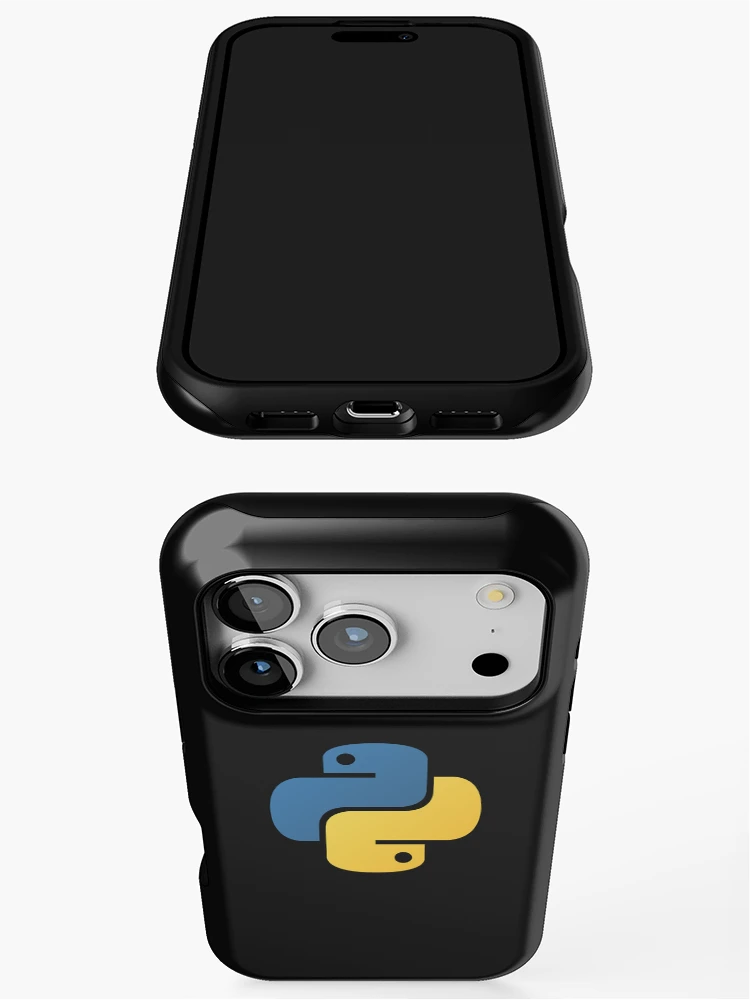 Thumbnail 3 of 4, iPhone Case, Python Logo designed and sold by Redstrawberry13.
