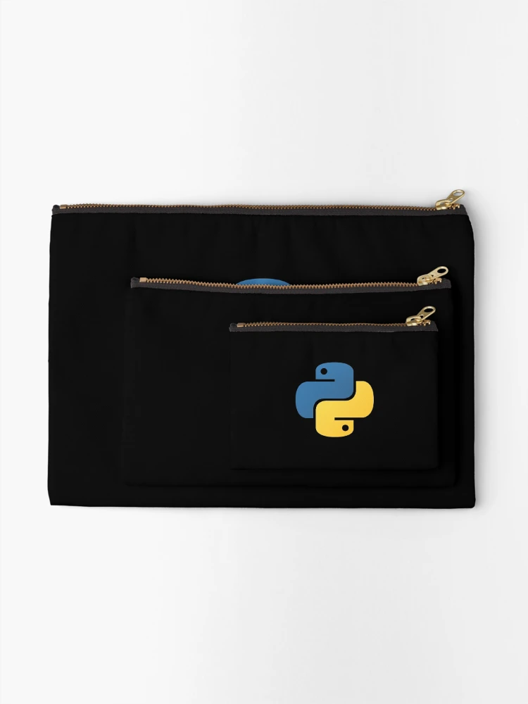 Thumbnail 2 of 4, Zipper Pouch, Python Logo designed and sold by Redstrawberry13.