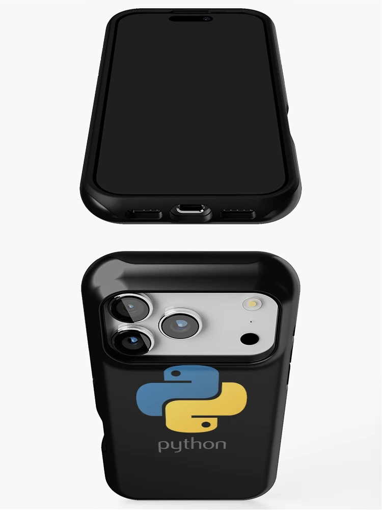 Thumbnail 3 of 4, iPhone Case, Python Logo designed and sold by Redstrawberry13.